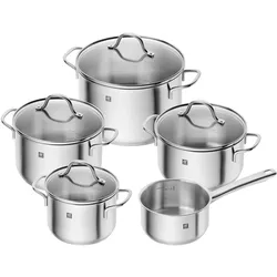 Zwilling Flow, Pfannenset + Topfset, Silber