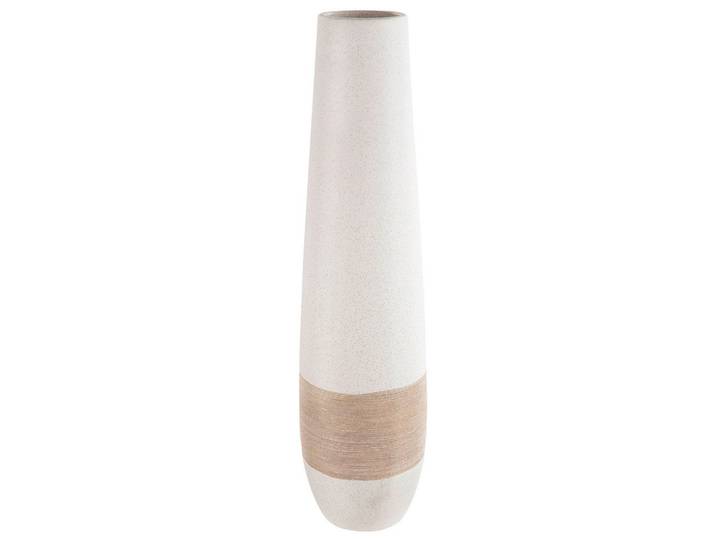 Bodenvase Creme/Hellbraun