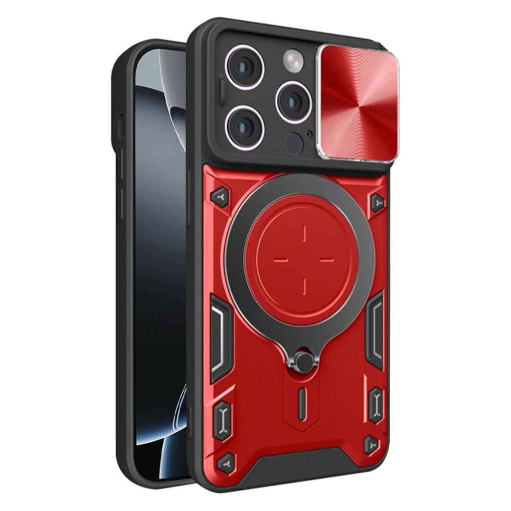 Techsuit - CamGuard Pro - iPhone 16 Pro - Red (Apple iPhone 16 Pro) (56356704)
