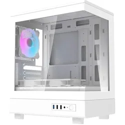 Darkflash Tech DB330M V2 (mATX, Mini-ITX), PC Gehäuse, Weiss