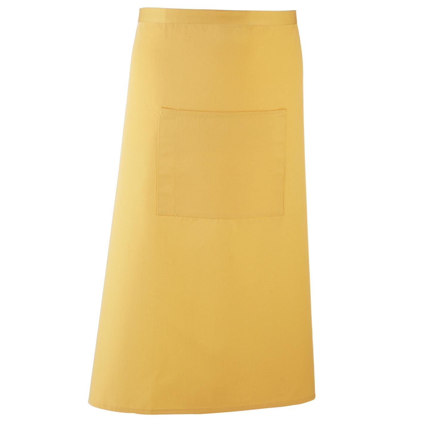 Premier Unisex Colours Barschürze (lange kontinentale Form) (2er-Pack) (Sonnenblume)