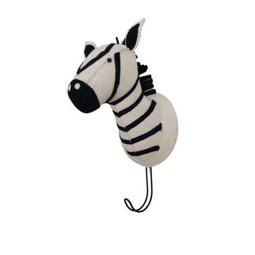 Kidsdepot wandhaak Zebra voor kinderen