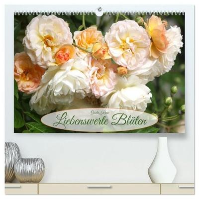 Liebenswerte Blüten (hochwertiger Premium Wandkalender 2027 DIN A2 quer), Kunstdruck in Hochglanz