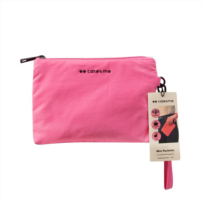 CASEME Pochette Mini Fabric Cmfabricminisleevep-rosa