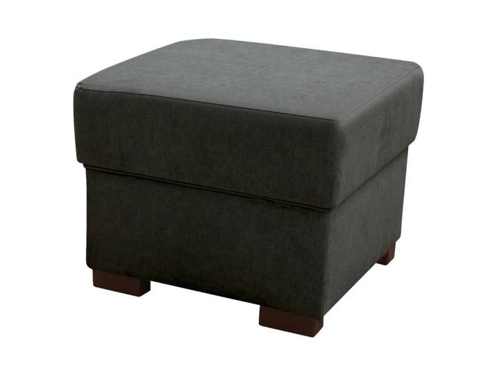 Livetastic Hocker, Anthrazit, Holz, Buche, massiv, quadratisch, 51x43x51 cm, Wohnzimmer, Hocker, Sitzhocker
