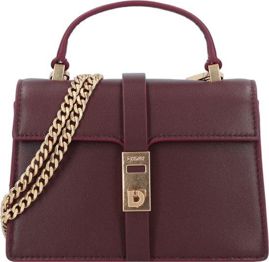 Dkny Alora Handtasche Garnet - Leder, Magnetverschluss, 3 Fächer, 400 g