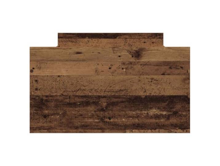 KTHLBRH Bettrahmen 100 x 200 cm Holz antik Feste Latten, Kopfteil inklusive, aus technischem Holz, Kapazität 200 kg