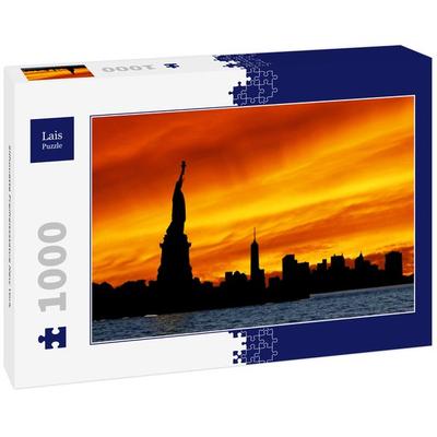 Lais Puzzle Silhouette Freiheitsstatue New York 1000 Teile