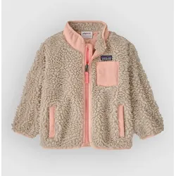 Patagonia Retro-X Kids Jacke natural w / sunlit pink Gr. T03