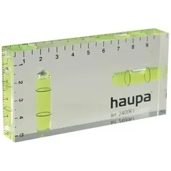 Haupa, Wasserwaage, Wasserwaage Kst 100mm 2Lib 240061 (10 cm)