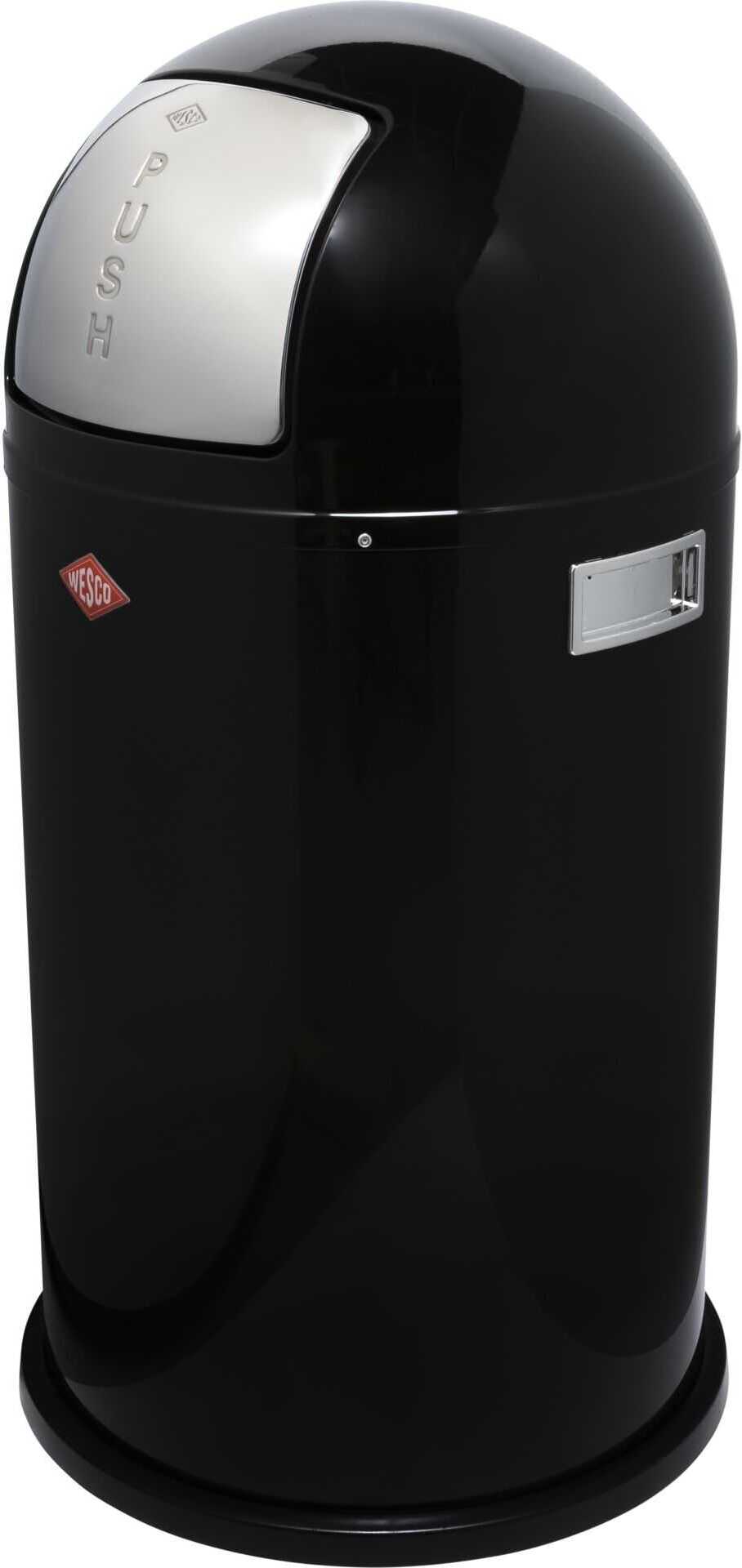 WESCO PUSHBOY Abfalls. schwarz