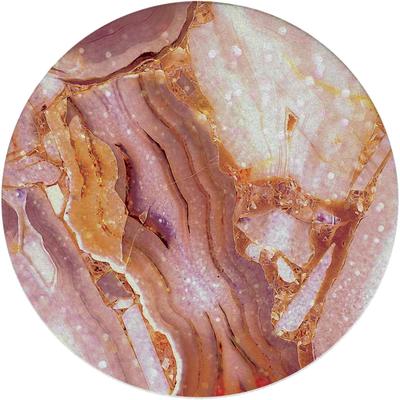 CounterArt Coral Agate Natural Sandstone Coaster 4 Pack Eco-Friendly, Absorbent, Easily Wipes Clean