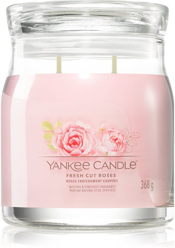 Yankee Candle Fresh Cut Roses bougie parfumée 368 g
