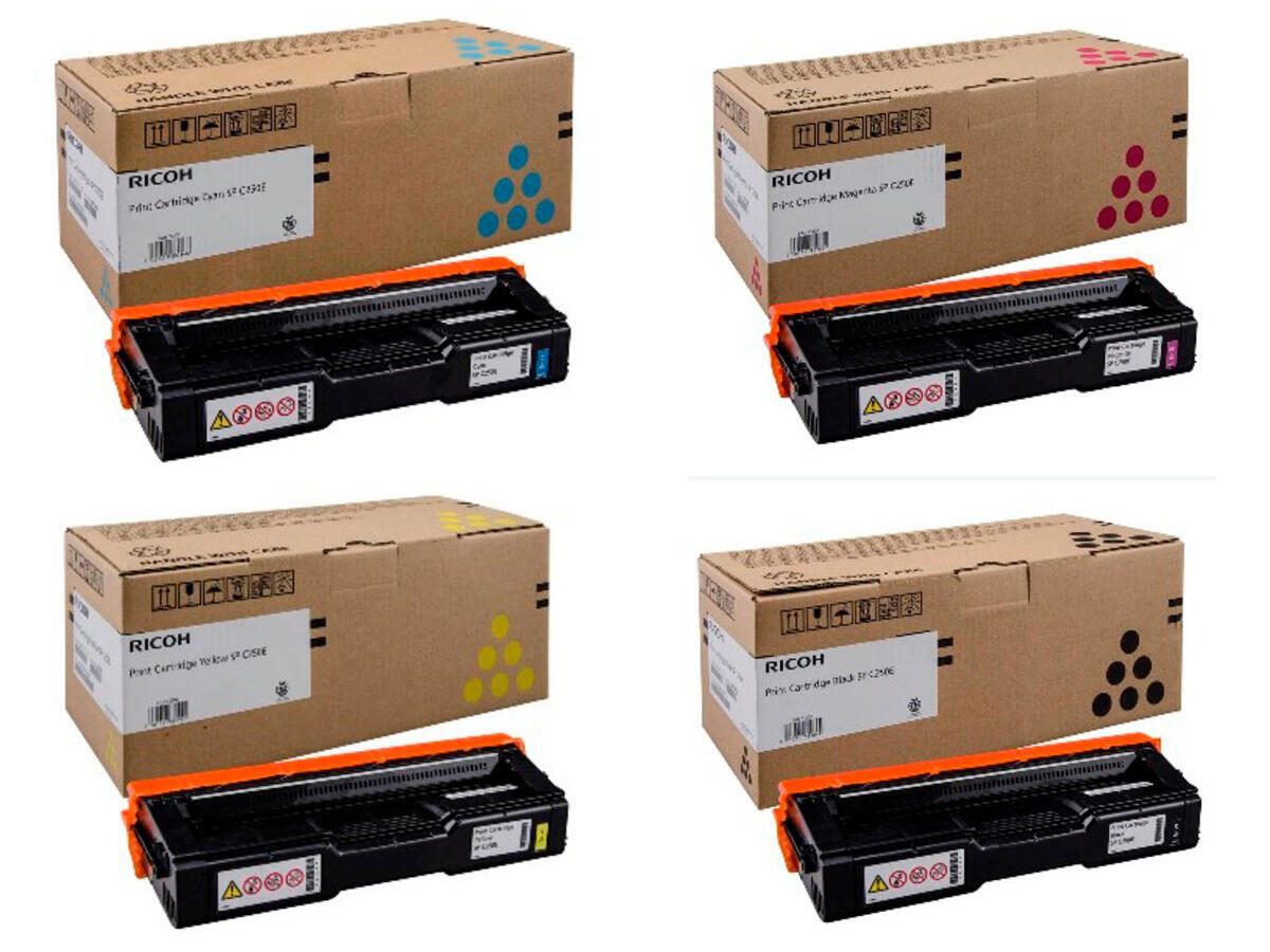 Ricoh Original Type SP C250E Toner - 4er Multipack OP407543set