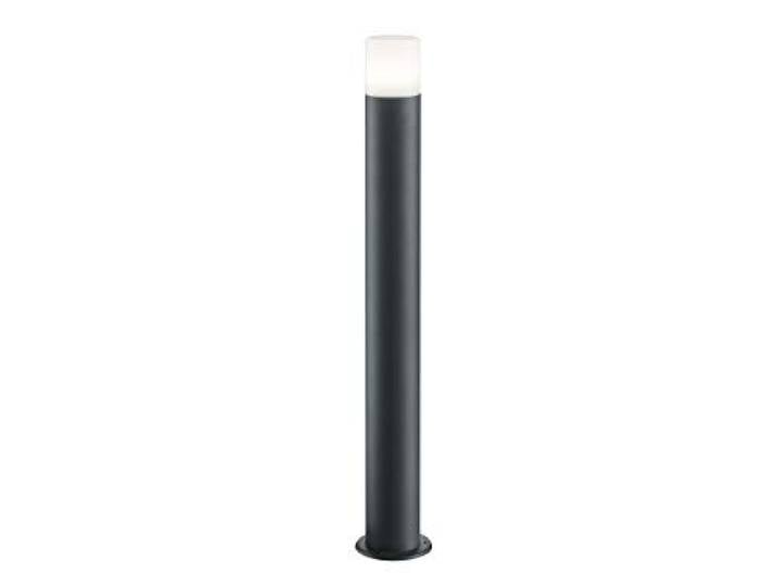 Trio Leuchten Lampadaire d'extérieur Hoosic 424060142\, aluminium moulé sous pression\, anthracite\, plastique blanc\, sans 1 ampoule E27