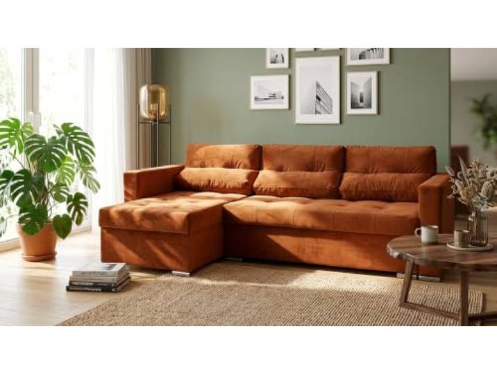 Family Meble Ecksofa Varius Royal Aura mit Schlaffunktion und 2 Bettkästen, Ecke rechts – Variante Royal Aura 7