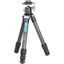 Leofoto Ranger LS-253cm + LH-30 (Carbon, Metall), Stativ, Schwarz