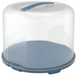 Rotho Tortenglocke, Kuchentransportbox, Grün, Transparent