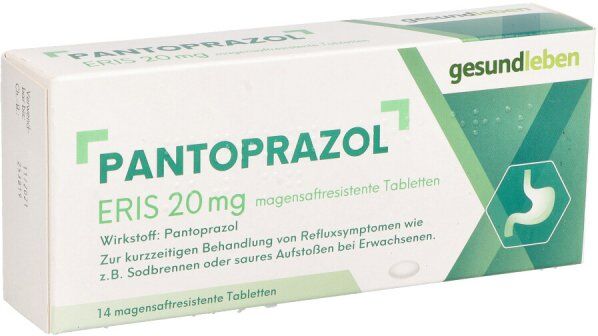 Pantoprazol Eris 20 mg magensaftresistent Tabletten