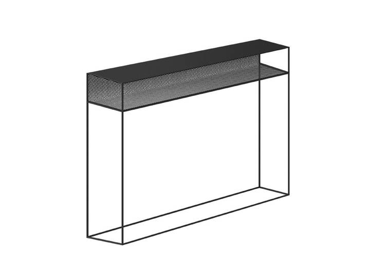 ZEUS console TRISTANO (Noir cuivré sablé - Métal)