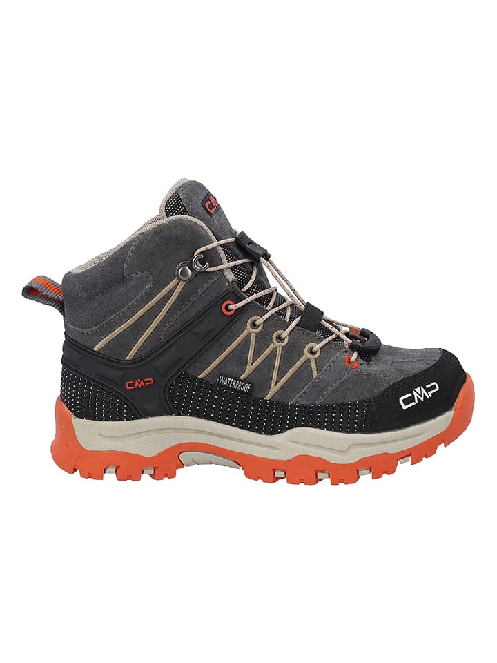 cmp Leder-Trekkingschuhe "Rigel Mid" in Anthrazit - 39