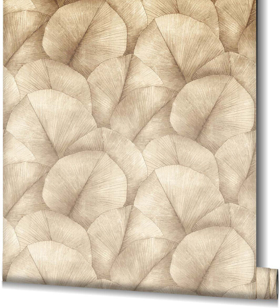 Marlow Home Co. Amariyana Collection Repeatable Palm 4 Mural 212Cm Beige/Cream 270cm L