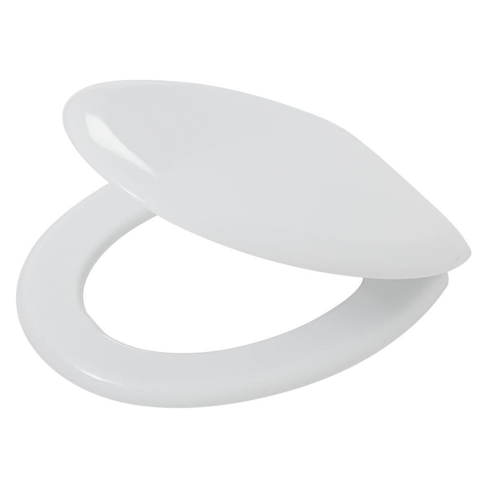 Tiger Burley Toilet seat with lid MDF White (68934836)