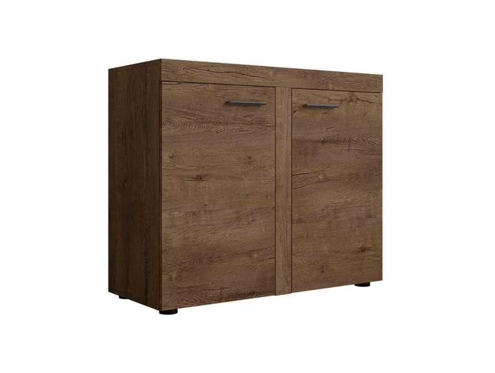 Mirjan24 Kommode Rumba 2F3, Eichefarben, Rechteckig,Rechteckig, 97x82x40 cm, Kleinmöbel, Kommoden, Kommoden