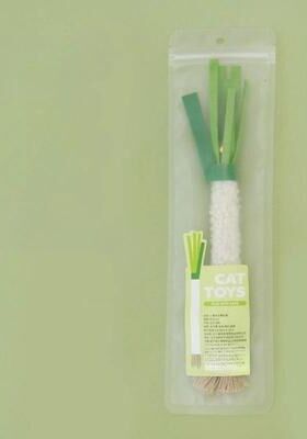 Uplifted Finds 3 Piece Simulated Scallion Cat Chew Toy Set With Silvervine 1 Pc
