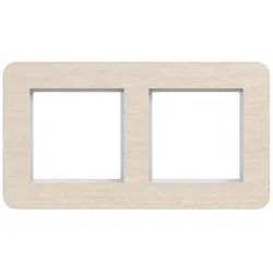 Hager WAD9200X12H Rahmen 2fach waagerecht, C.8, drift wood, Koto-Holz