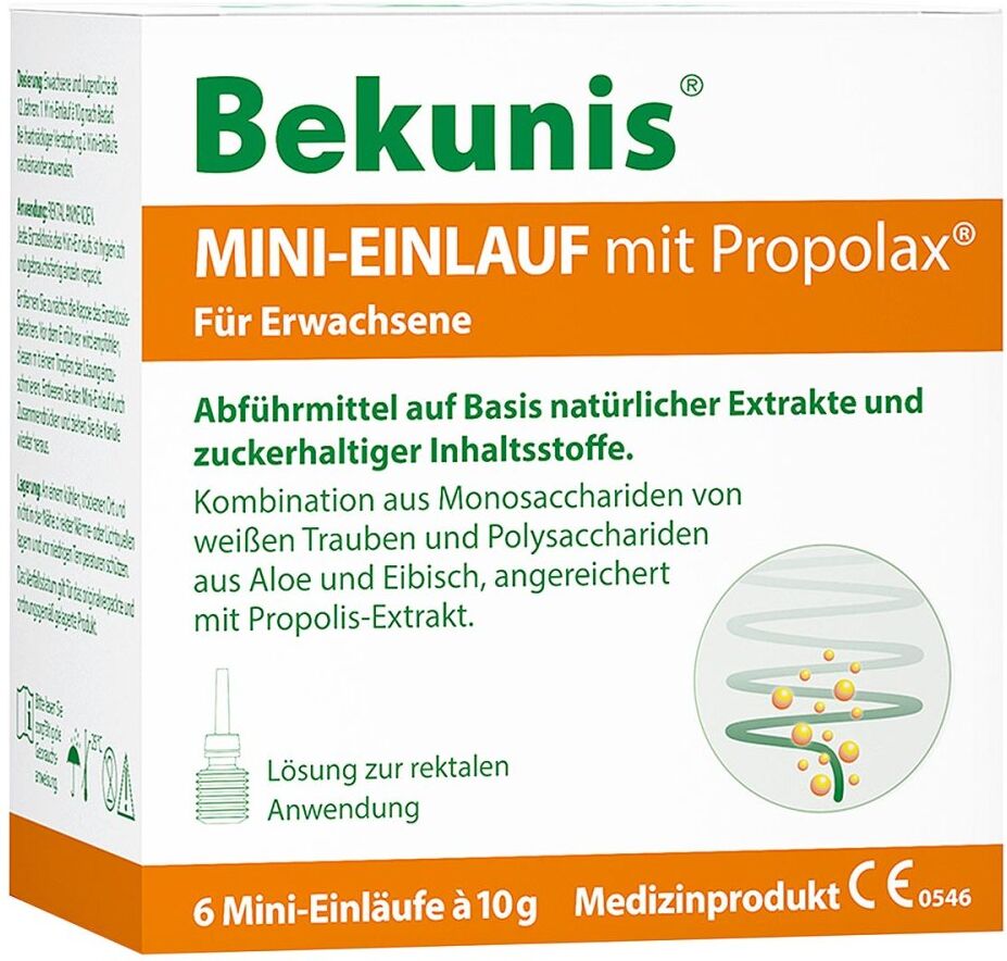 Bekunis Mini-Einlauf Mit Propolax Klistiere 6stk
