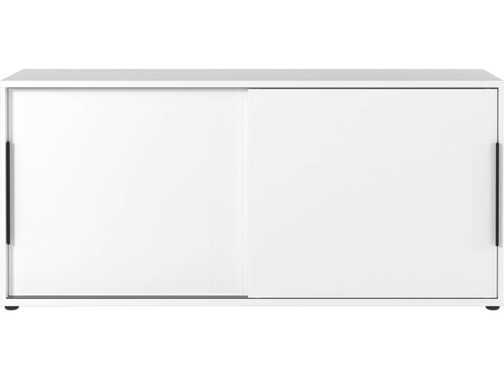 Schiebetürenschrank LORENZ 160x74x40 cm weiß