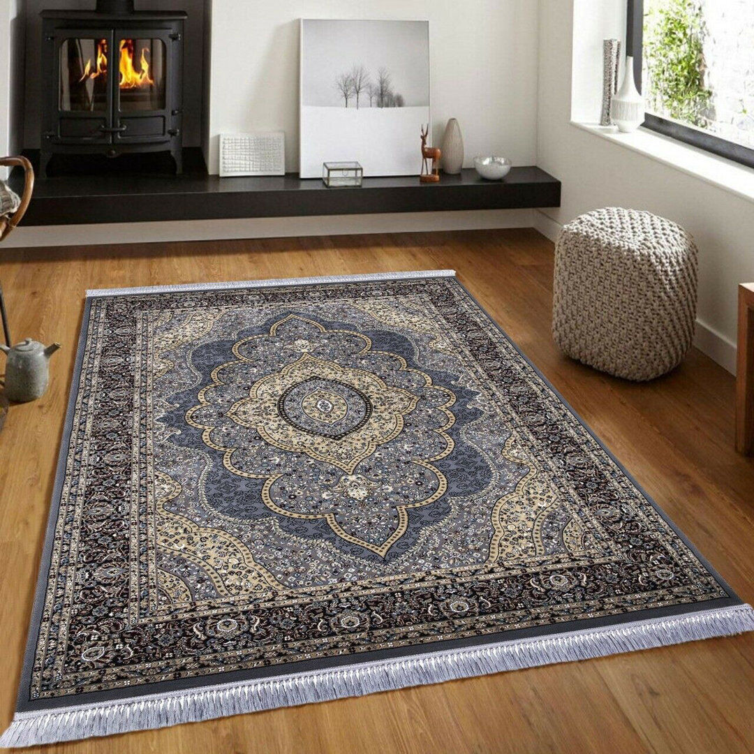 ClassicLiving Altagore Hand Woven Grey Indoor Rug Gray Runner 60 x 220cm