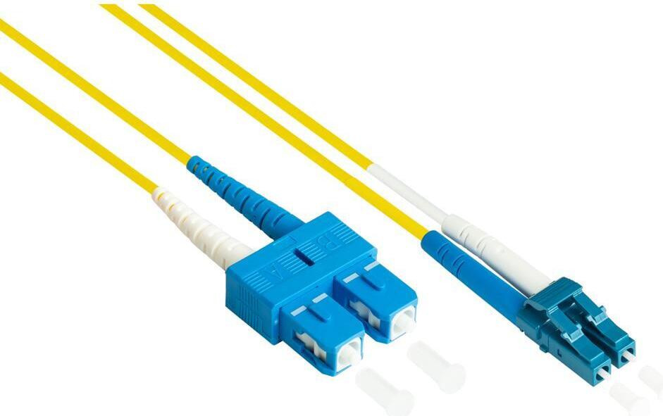 Good Connections Patchkabel glasvezel duplex OS2 single-mode 9/125 LC/SC 3 meter