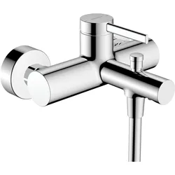 hansgrohe Zesis S Einhebel-Wannenmischer Aufputz, 2 Verbraucher, Ausladung 175mm, 74420000, Farbe: Chrom