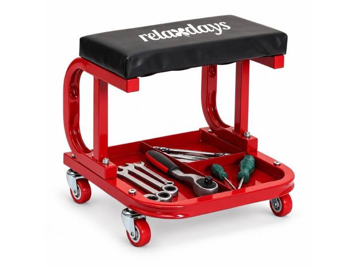 Relaxdays Werkstatthocker bis 100 kg