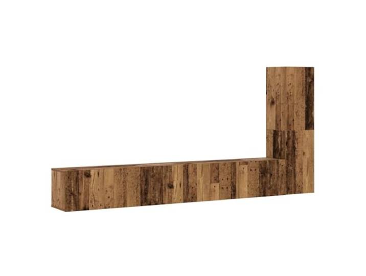 Moderne TV-Möbel, 100 x 30 x 30 cm, großer Stauraum, Design, aus Holz, Holz, 02_0055875, 3 Stück