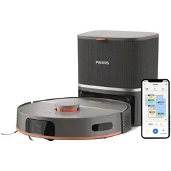 Philips HomeRun 5000, Staubsauger Roboter, Schwarz