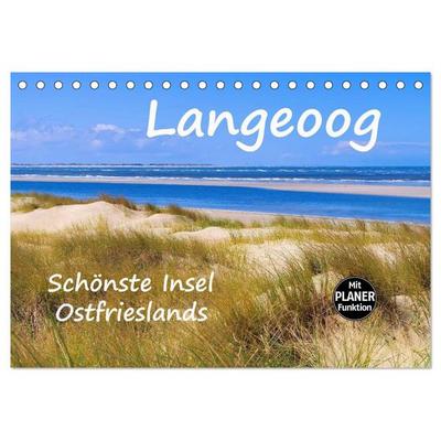 Langeoog - Schönste Insel Ostfrieslands (Tischkalender 2026 DIN A5 quer), CALVENDO Monatskalender