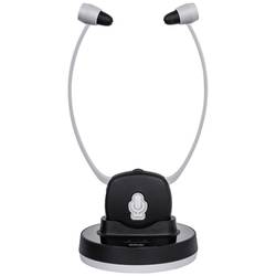 Silva Schneider DH 9600 In Ear Kopfhörer Funk Stereo Schwarz/Grau Lautstärkeregelung, Mikrofon-Stummschaltung HiFi 301004