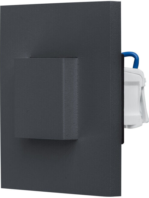EVN Lichttechnik Applique LED encastrée murale 3000K IP44 anthracite LQ41802AD ; evn_lichttechnik (LQ41802AD)