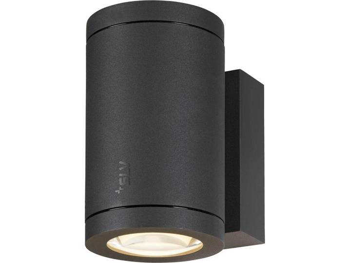SLV Enola Oculus Wl, Wandbeleuchtung für den Außenbereich, Anthrazit, Aluminium, IP65, I, vertieft