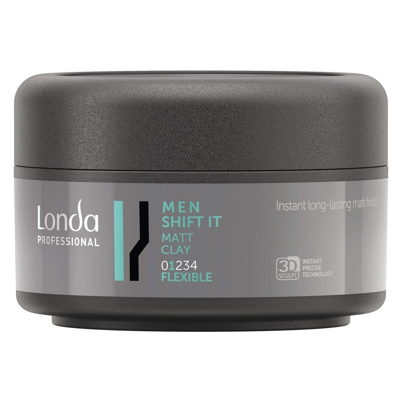 Londa Professional Men Shift It Matt Clay 75ml (Haarcreme, Haarpaste, Haarwachs, 75 ml) (4064666309835)