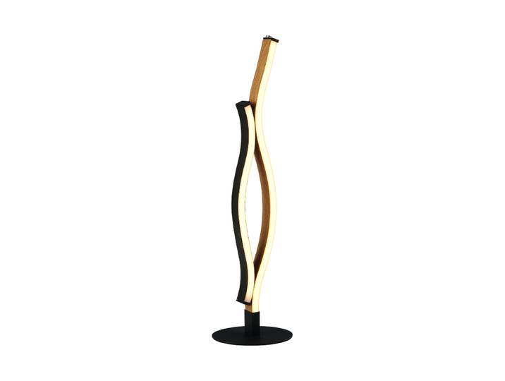 Dimmbare LED Design Tischlampe „Bloom“ Schwarz, Natur Searchlight
