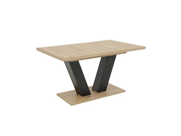 Esstisch Hamm T Eiche Artisan/Schwarz