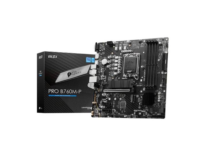 MSI PRO B760M-P moederbord Intel B760 LGA 1700 micro ATX