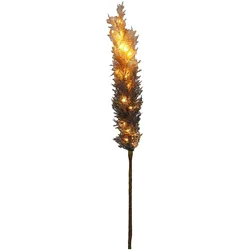 WellHome - Federzweig mit warmweißen LED-Lichtern und Timer, H. 118 cm