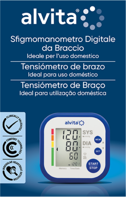 Alvita Tensiómetro Automático de Braço