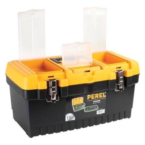 Perel Werkzeugbox mit Metallschlössern (OM19M)