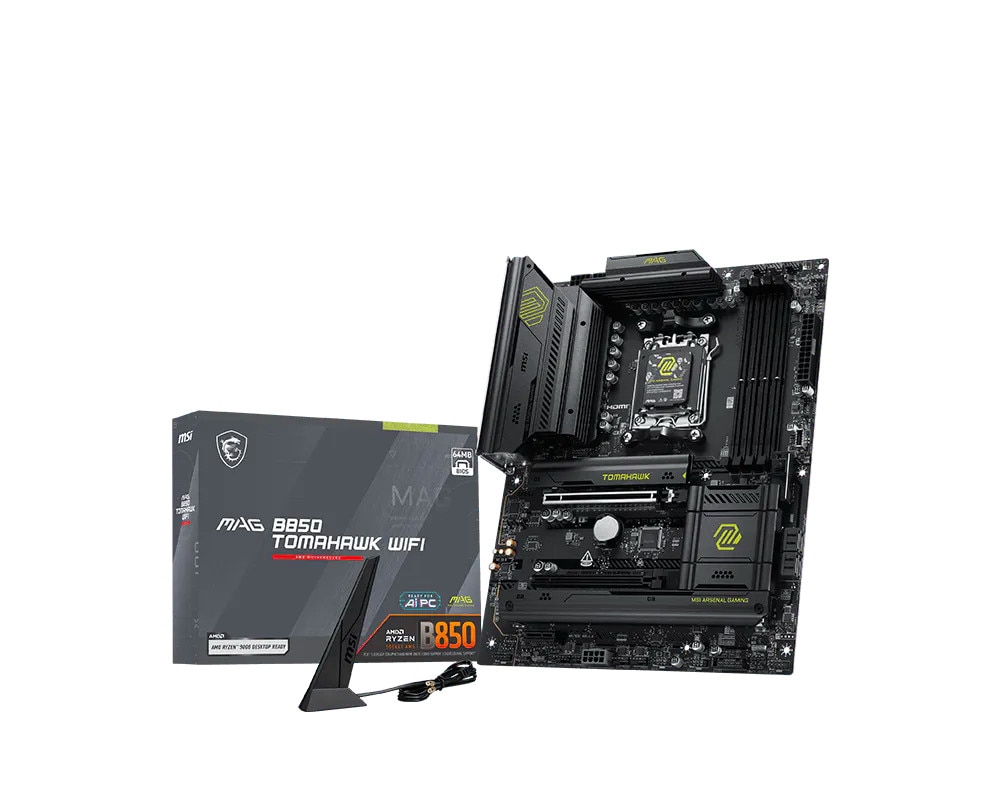 MSI MAG B850 TOMAHAWK WIFI ATX Mainboard - Sockel AM5